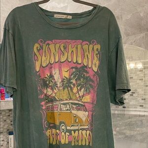 Altar'd State Green Sunshine Tee